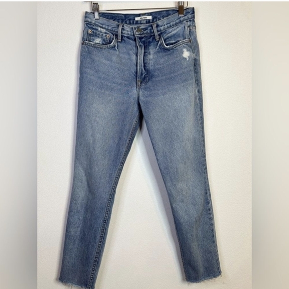 NWOT - Revolve Women’s GRLFRND Karolina High Waisted Blue Jeans - Size 26 - Picture 10 of 10